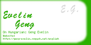 evelin geng business card